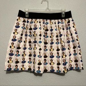 Golden Girls Betty White Estelle Getty Skirt w/black waistband Size Large